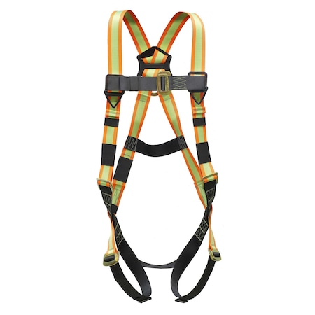Super Anchor Safety Universal Size - Hi-Viz Webbing Value Fall Arrester Harness 6069